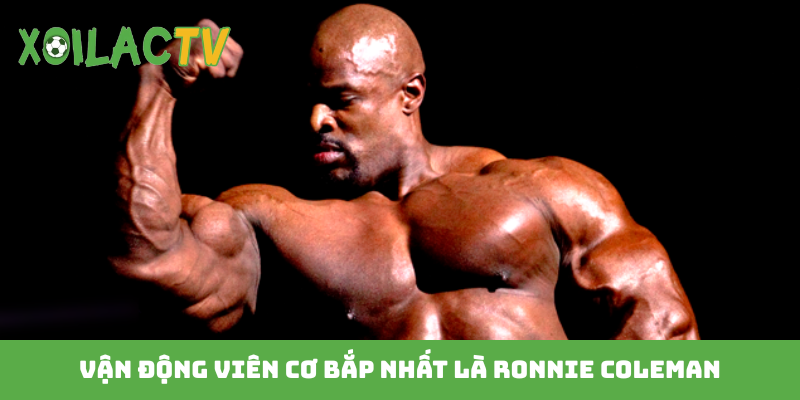 Vận động viên cơ bắp nhất là Ronnie Coleman